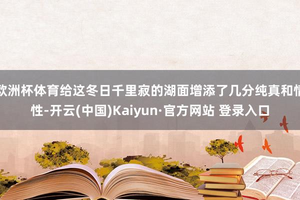 欧洲杯体育给这冬日千里寂的湖面增添了几分纯真和情性-开云(中国)Kaiyun·官方网站 登录入口