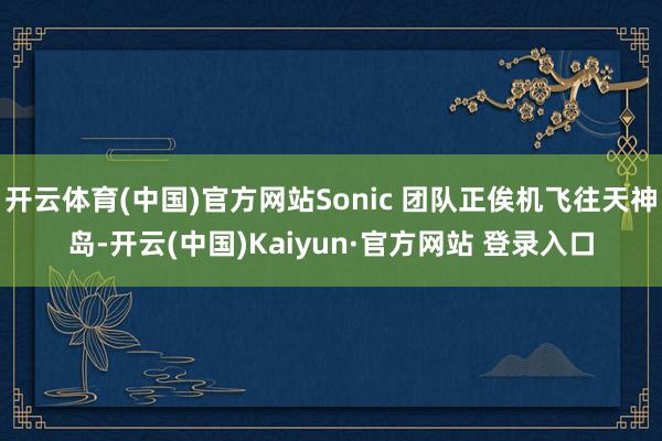开云体育(中国)官方网站Sonic 团队正俟机飞往天神岛-开云(中国)Kaiyun·官方网站 登录入口