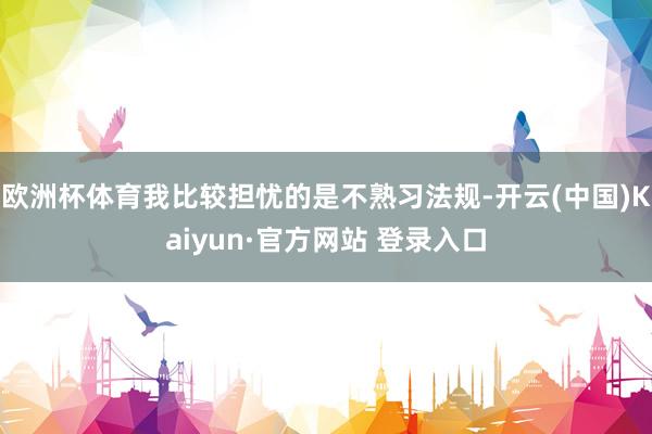 欧洲杯体育我比较担忧的是不熟习法规-开云(中国)Kaiyun·官方网站 登录入口